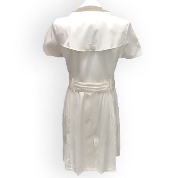 White pea Coat - Picture 6 of 7